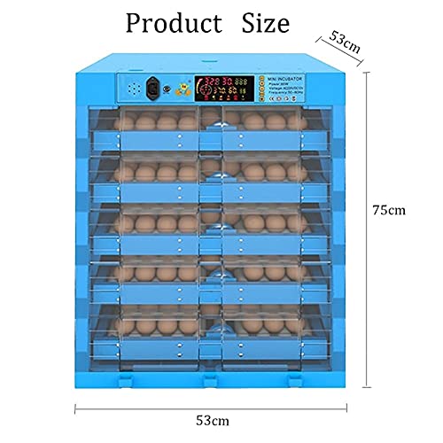 CHICTI Brutmaschine Vollautomatisch Hühner 320 Eier Temperatur Und Feuchtigkeitsregulierung LED-Kerze Für Chicken Duck… – Bild 8
