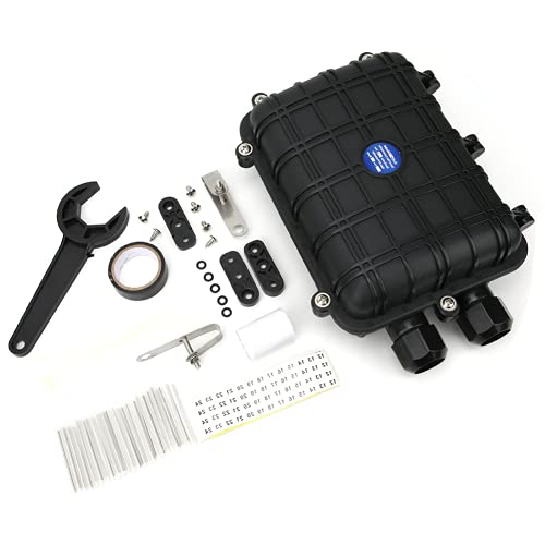 Fiber Optic Splice Enclosure, Optical Fiber Splice Box IP68 Waterproof Horizontal for Pipeline