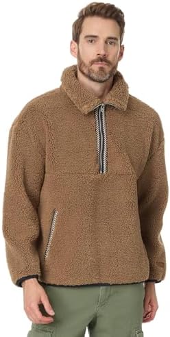 試着のみ UGG / アグ ASHBURY UGGFLUFF PEACOAT M UGG Men's Ashbury Uggfluff Peacoat Jacket, Chestnut, XXL at Amazon
