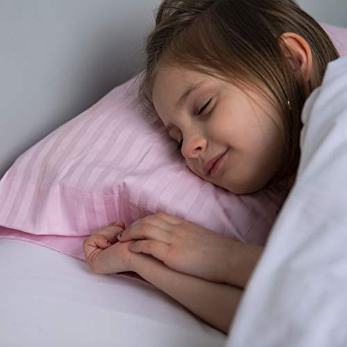 Angel Baby Toddler Pillow Case: 14x20.5 Inch Small Pillow Cases for Kids, Pink - Thumbnail 2
