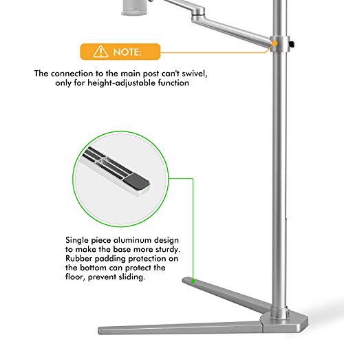 image for Viozon Tablet Floor Stand, Holder for iPad,Applicable to3.5~6inch Smar