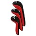 Stealth Set of 3 Golf Club Headcovers for Drivers - Red
