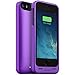 mophie Juice Pack Helium 1,500 mAh Rechargeable Case for Apple iPhone 5, iPhone 5s, or iPhone SE (Purple)