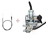 Auto-Moto Carburetor W/ Throttle Cable Fits Honda Mini Trail CT90 CT 90 Carb (Fits: Honda CT90 1970-1979)