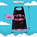 FAJ Girls Super Hero Cape and Mask Dress Up Costume (Batgirl)