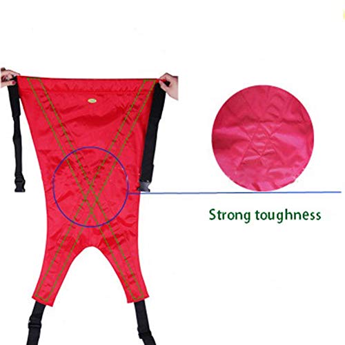 Aochol Patient Lift Sling, Oxford Cloth Cotton Waterproof Fabric Stair Slide Board Transfer Belt Emergency Evacuation Chair, One-Person Transferring Belt Carrying Up Down Stairs to Bed,Wheelchair