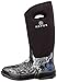 ROPER Womens Barnyard 12 Inch Floral Round Toe Rain Casual Boots Mid Calf - Black