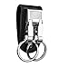 goldblue Belt Keychain Leather Belt Loop Key Holder Belt Key Chain Clips with 2 Detachable Keyring for Men