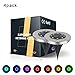 MIXBIRLY Solar Garden Lights Outdoor Green Powered Ground Illumination for Patio Lawn and Front Yard (Color Changing Ground)