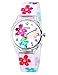 Zeiger Time Teacher Teen Young Girls Children Kids Watches, Colorful Flower Resin Band
