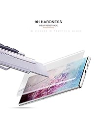 [2 Pack] Galaxy Note 10 Screen Protector Tempered Glass Include a Camera Lens Protector,Glass Screen Protector with 3D Curved HD Clear Full Coverage for Samsung Galaxy Note10