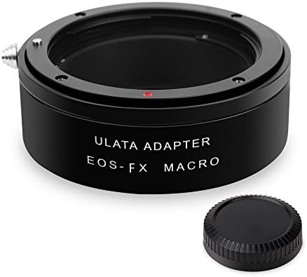 ULATA Canon Lens To Fujifilm Camera Adjustable Macro Adapter Ring With Rear Cap For Canon EOS Lens To Fuji FX X-Pro1 X-E1 X-E2 X-M1 X-A1 Black