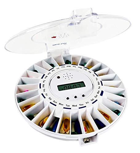 Med-E-Lert Locking Automatic Pill Dispenser with Alarm and Transparent and Opaque Lids - New and Improved Most Recent Released 2019 1.0PREMIUM Edition - Organize, Remind, Thrive! Med-E-Lert Locking Automatic Pill Dispenser with Alarm and Transparent and Opaque Lids - New and Improved Most Recent Released 2019 1.0PREMIUM Edition - Organize, Remind, Thrive!