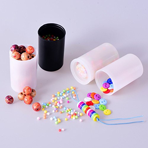 CTKcom 35MM Film Canisters(36 pack)- Tight Sealing Lids on All Canisters for Travel or Small Storage and Geocaching, 36 pack(Black+White) - Thumbnail 2
