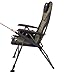 Earth Executive Folding Fishing Chair, Ultimate Comfort with Reclining Feature, Sleek Design, and Adjustable Extending Legs, Ideal for Fishing, Camping, Picnics, Sporting Events, and Tailgates