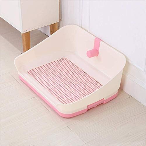 即発商品 犬または猫用トイレトイレトレートレーニングメッシュパッドハイサイドフェンストイレ Color Blue 大注目