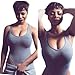 Bodysuit Jumpsuit - Womens Sleeveless Siamese Solid Sexy Slim Jumpsuit Bodysuit Top