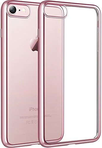 iPhone 7 Case, Premium Soft TPU Electroplated Cover (Rose Gold)