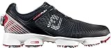 Footjoy 51078 M095 Hyperflex BOA Mens Golf Shoes, Black & Red - 9.5 Medium