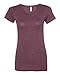 Bella + Canvas Ladies' Triblend Short-Sleeve T-Shirt M MAROON TRIBLEND