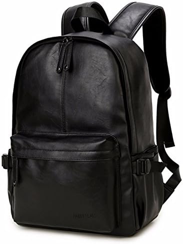 mens laptop backpack leather