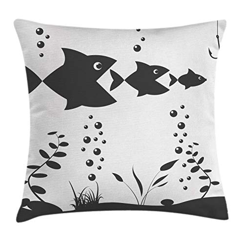 fish throw pillow