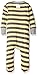 Burt's Bees Baby Baby Boys Sleeper Pajamas, Zip-Front Non-Slip Footie PJs, Organic Cotton
