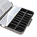 HuntGold 1X Waterproof Fishing Lure Tackle Hook Bait Storage Box Case With 26 Compartments
