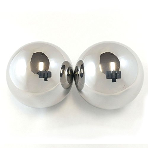 Avler 50mm (1.97" ~2 Inch) Chrome Steel Balls (Pack of 2)