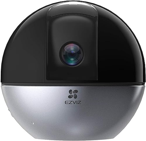 Ezviz C6W 2K+ Caméra Surveillance WiFi Intérieure 4Mp, Camera Ip WiFi 2.4Ghz & Ethernet 360 ° Pan/Tilt, Suivi Auto Zoom, True Wdr 10M Vision Nocturne, Détection De Forme Humaine, Audio Bidirectionnel