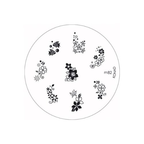 KONAD Nail Art Konad Image Plate Nail Art - M82