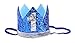 FIRST BIRTHDAY DECORATION SET FOR BOY- 1st Baby Boy Birthday Party, Blue Hat Crown, Circle Dots Paper Garland, Cake Topper -