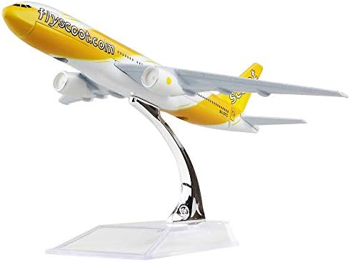 Marreto Singapore Fiyscoot Airlines Boeing 777 16Cm Airplane Models Child Birthday Gift Plane Models Toys