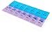 PuTwo Weekly Pill Organizer,7 Day AM/PM Pill Planner,Twice-a-Day