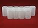 (10) Coinsafe Brand Square White Plastic (Large Dollar) Size Coin Storage Tube Holders