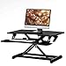 SLYPNOS Height Adjustable Sit to Standing Desk Converter Riser 28.5 Inches Wide Ergonomic Workstation, Black