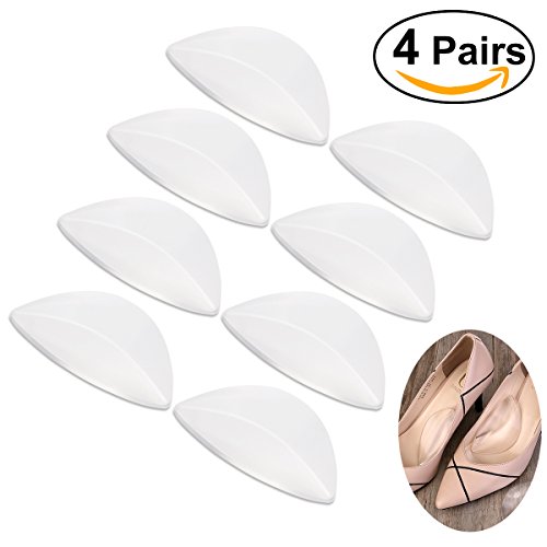 UPC 190657642149, PIXNOR Transparent Silicone Adhesive Arch Support Gel Insole for Flat Feet,Set of 4