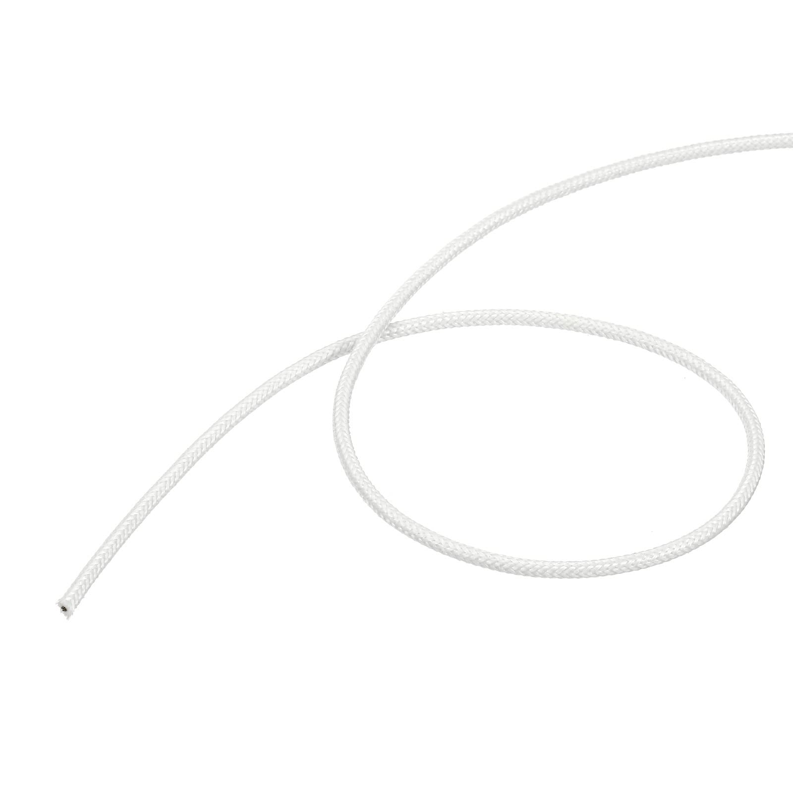 YOKIVE Electronic Wire, 18AWG Insulated Silicone Cable, for Connecting Electrical Devices, Great for Metallurgy, Chemical Industry, Home (White, 16.4ft)