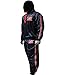 FIGHTSENSE MMA Sauna Sweat Suit Track Weight Loss Slimming Fitness Gym Exercise Training Added Hood Color Red Anti-Rip