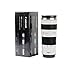 Coffee Mug Camera Lens Cup - EyreLife Stainless Steel Insulated Tumbler Coffee Cup (Modeling EF 70-200mm 1:1 USM Lens) Great Gift for A Photo Enthusiast, White