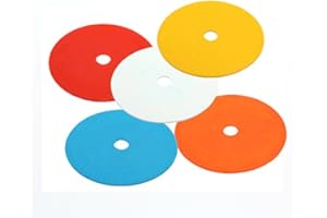 Eco Walker Flat Cones Spot Markers for Soccer Basketball Sports Speed Agility Training (Set of 10)