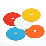 Eco Walker Flat Cones Spot Markers Soccer Basketball Sports Speed Agility Training (Set of 10)