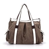 SUNROLAN Canvas Satchel Multipurpose Cross Body Bag Top Handle Totes Handbags qisong1087