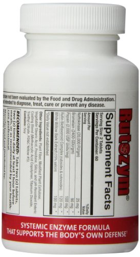 RUTOZYM 120 TABS BY NATURALLY VITAMINS