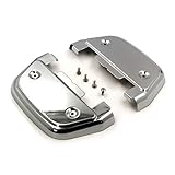 Chrome Passenger Footboard Covers For Harley Street Bob FXDB/ Road Glide FLTRX/ Tour Glide Classic FLTC/ Street Glide FLHX