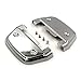 Chrome Passenger Footboard Covers For Harley Street Bob FXDB/ Road Glide FLTRX/ Tour Glide Classic FLTC/ Street Glide FLHX