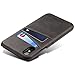 iPhone XS Max Wallet Case, SAVYOU Wallet Phone Case Leather Slim Back Case Cover With Credit Card Holder for iPhone XS Max 6.5 inch Black