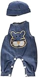 Miniland Denim Jumper with Hat for 15 3/4