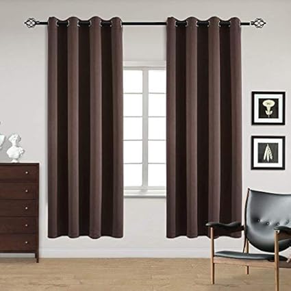 Amazon Com Blackout Curtain Sets Grommet Solid Color Room