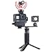 ULANZI V2 Pro Vlogging Case for Gopro,Vlog Setup Housing Frame Shell Cage Support ND Filters 2 Cold Shoe Mount Protective Lens Cover w 1/4'' Tripod Screw for Gopro HERO 7 6 5 Action Camera Accessories